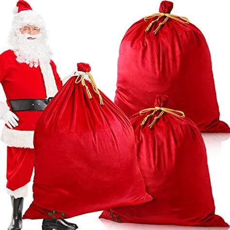 Make Christmas Even More Special With Red Velvet Santa Sacks