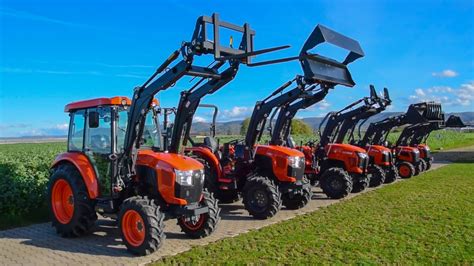 Kubota B1 B2 Und L1 Kleintraktoren Mit Frontlader YouTube