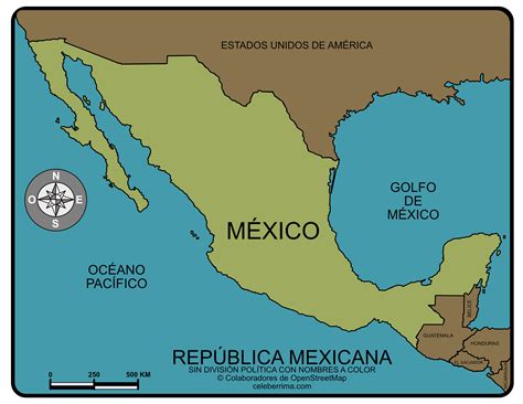 Mapa De Republica Mexicana