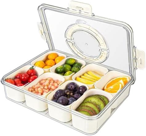 Snackschale Mit Deckel Quadratische Lunchbox Zur Aufbewahrung Von