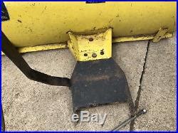 John Deere Plow John Deere Gt Snow Plow Blade With A Frame Bracket