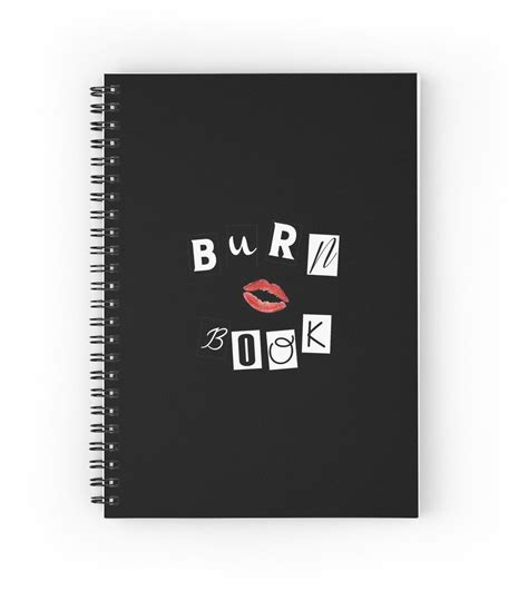 Mean Girls Burn Book Spiral Notebook