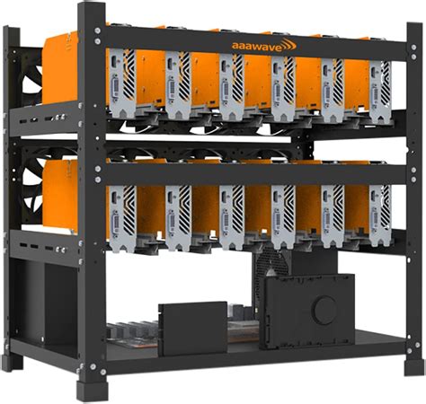 Amazon AAAwave The Sluice V2 12GPU Stackable Open Frame Mining Rig