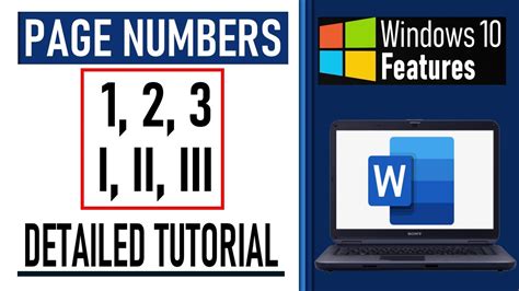 mastering page numbering  microsoft word complete tutorial youtube