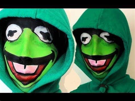 Halloween Makeup: Kermit the Frog Face Paint | Kermit the frog costume ...