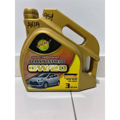 Boscher Engine Oil W Fully Synthetic Green Technology Km