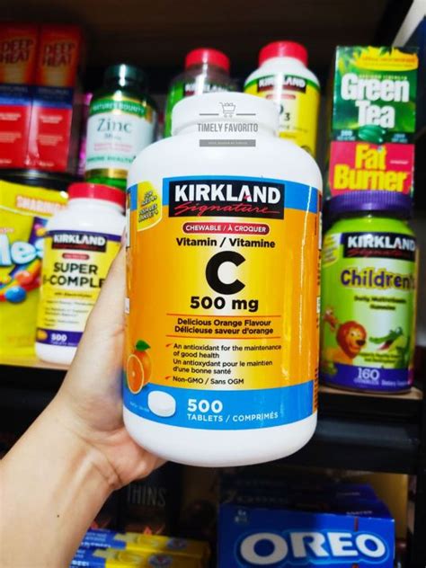 Kirkland Signature Chewable Vitamin C 500 Mg 500 Tablets Lazada PH