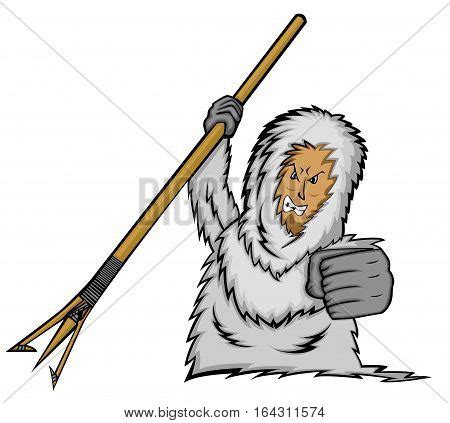 Eskimo Man Hunter Vector Photo Free Trial Bigstock