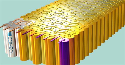 Analyzing Thermal Distribution In A Li Ion Battery Pack COMSOL Blog