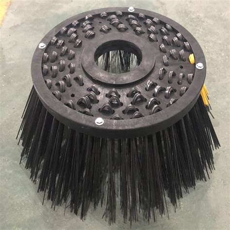 Plastic Plate 700mm Steel Wires Johnston 16 Inch Road Sweeper Brush