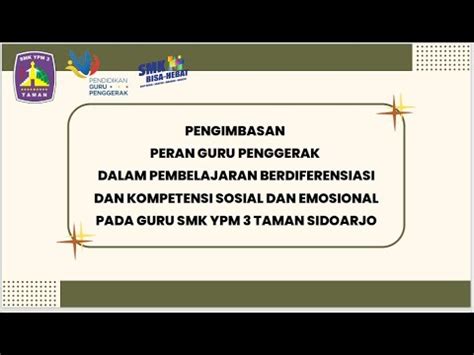 Aksi Nyata Modul 2 1 Dan 2 2 Pembelajaran Berdiferensiasi Dan KSE Pada