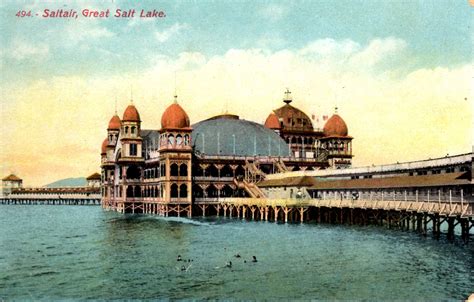 Salt Lake City Utah The Saltair Pavilion At The Great Salt Lake