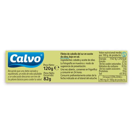 Calvo Caballa Filetes En Aceite De Oliva Bajo En Sal G Alcampo