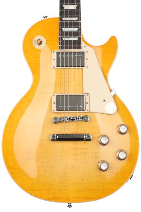 Gibson Les Paul Standard 60s Aaa Top Electric Guitar Lemonburst