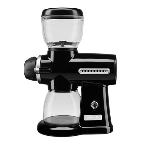 Kitchenaid Kpcg100ob Burr Coffee Mill W 15 Grind Sizes Die Cast Metal Onyx Black