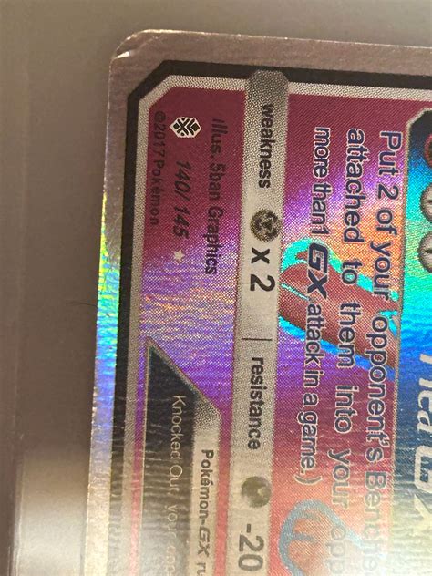 2017 Pokémon Guardians Rising Sylveon GX Full Art Rare 140 145 Etsy