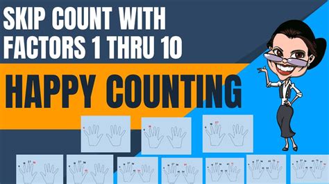 Happy Counting By 1s Thru 10s Video 3rd Grade Math Youtube