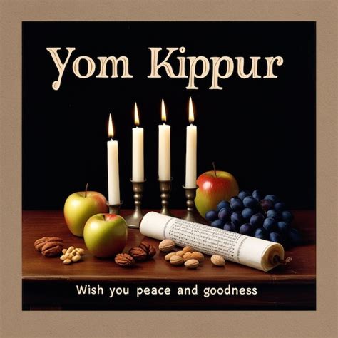 Yom Kippur Illustration Design Jewish Holiday Decorative Template For