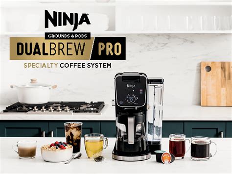 Ninja Cfp C Dualbrew Pro Specialty Coffee System Single Serve Pod