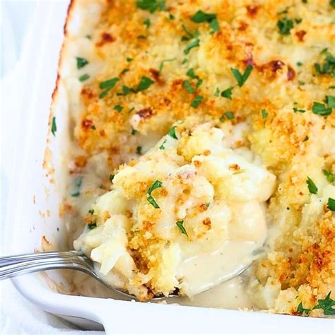 Easy Cheesy Cauliflower Au Gratin • Now Cook This