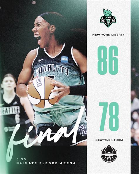 New York Liberty On Twitter Lit It Up In Seattle Tonight