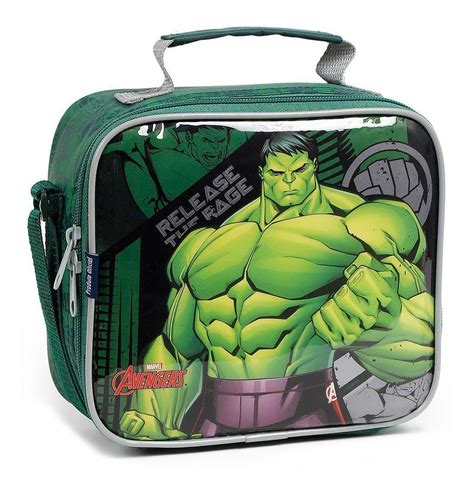 Kit Mochila Infantil Rodinha G Lancheira Estojo Hulk 60524 Mercado Livre