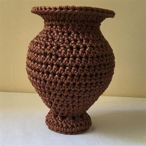 Crochet Pattern For A Vase With Bouquet Of Flowers New Home T Handmade Jar Roses