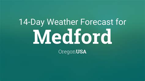 Medford, Oregon, USA 14 day weather forecast