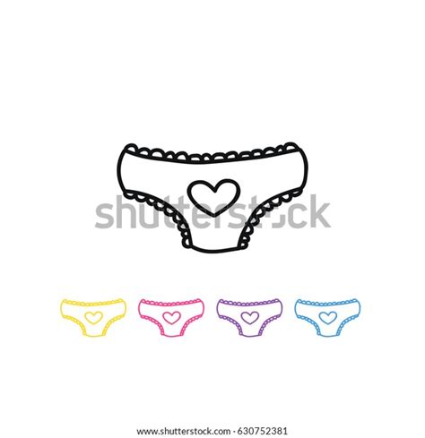 Panties Doodle Icon Stock Vector Royalty Free 630752381 Shutterstock