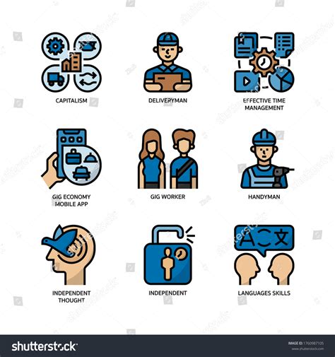 40 Gig Economy Outline Icon Images Stock Photos And Vectors Shutterstock