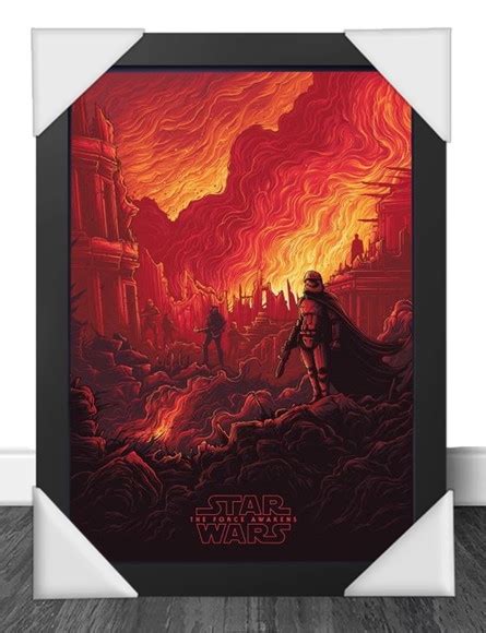 Quadro Decorativo A4 Star Wars O Despertar Da Força Elo7