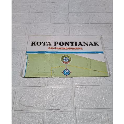 Jual Peta Kota Pontianak Lipat Shopee Indonesia