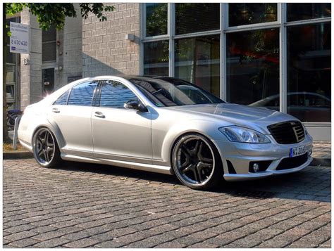 Mercedes Benz S Amg W Silver On Black Benztuning