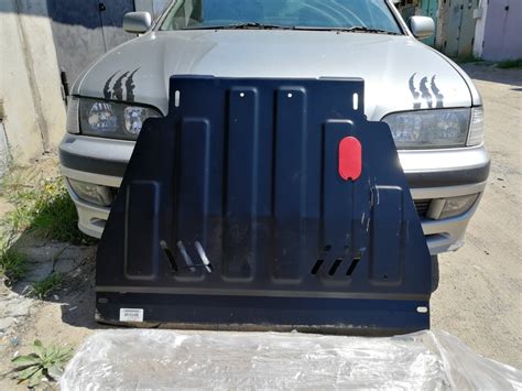 Стальная защита картера и КПП — Nissan Primera (P11), 2 л, 1999 года ...