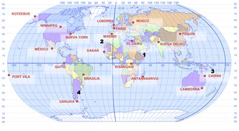 HISTORIA Y ARTE: Trabajar las coordenadas geográficas