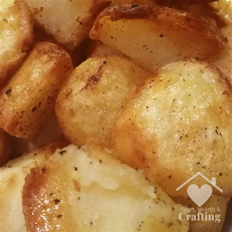 Healthy Air Fried Roast Potatoes Recipe Heart Hearth And Crafting