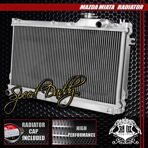 Buy 2 Row Core Full Aluminum Racing Radiator Jdm 90 97 Mazda Miata Mx5 Mx 5 Na Nb In Rowland