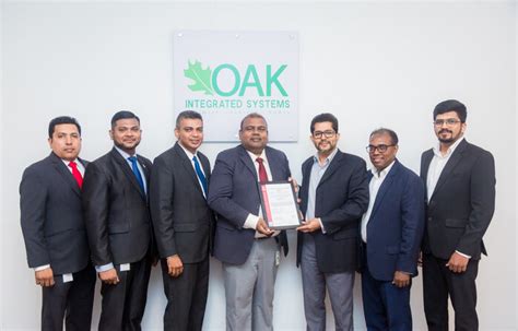 Oak Integrated Systems Obtains Globally Recognised ISO 9001 2015