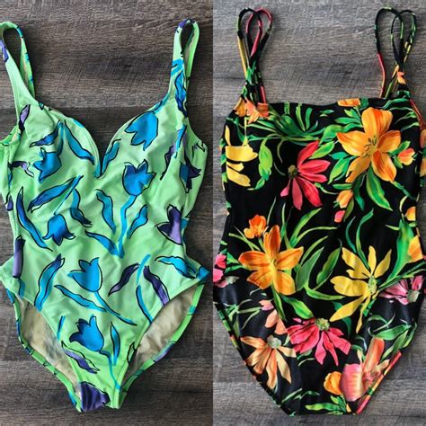 Found these two vintage La Blanca one piece swimsuits pre-quarantine