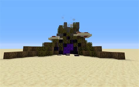 A rough nether portal frame i made : r/Minecraft