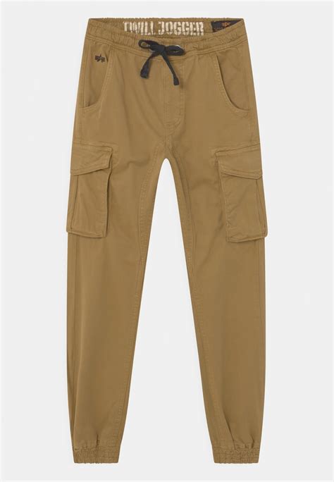 Alpha Industries Twill Jogger Pantalones Cargo Khakicaqui Zalandoes