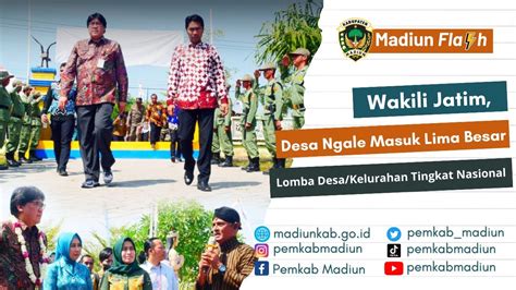 Wakili Jatim Desa Ngale Masuk Lima Besar Lomba Desa Kelurahan Tingkat