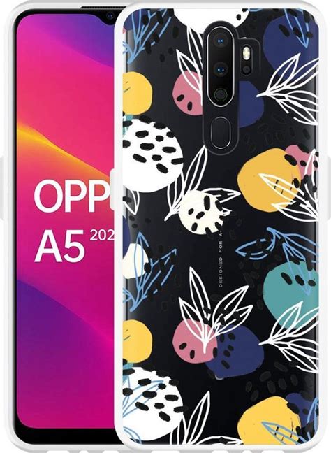 Oppo A Hoesje Abstract Flowers Designed By Cazy Bol