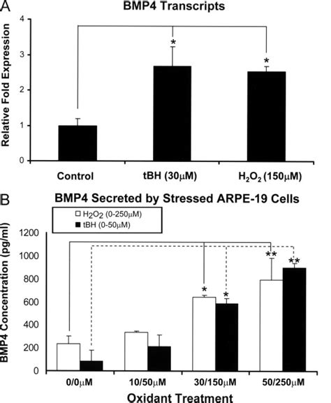 Bmp Mediates Oxidative Stress Induced Retinal Pigment Epithelial Cell