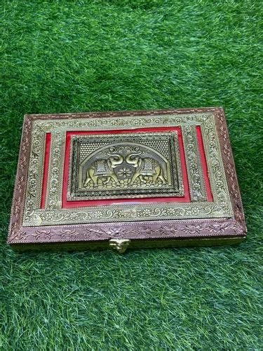 Golden Brass Meenakari Dry Fruit Box Box Capacity 1000 Gms At Rs 200