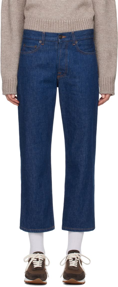 The Row Indigo Lesley Jeans Ssense