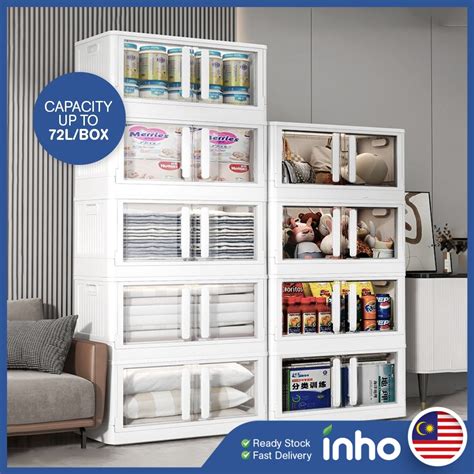 INHO 1 2 3 4 5 Layers Multipurpose Double Sided Opening Storage Cabinet