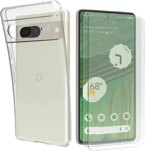 Smytu Custodia Per Google Pixel Pellicola Vetro Temperato Ultra