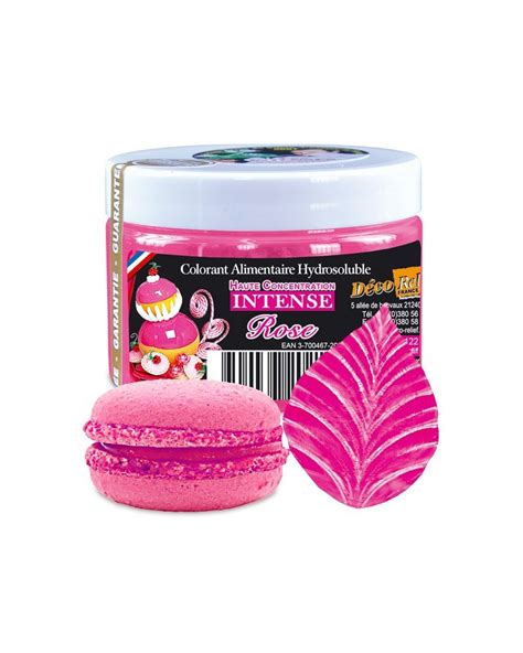 Colorant intense rose Déco Relief pot de 50gr