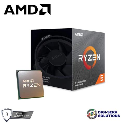 Amd Ryzen 5 3600xt W Desktop Processor Wraith Spire Cooler 6 Core 12 Threads Am4 Socket